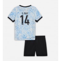 Maglia Calcio Portogallo Goncalo Inacio #14 Seconda Divisa Bambino Europei 2024 Manica Corta (+ pantaloncini)